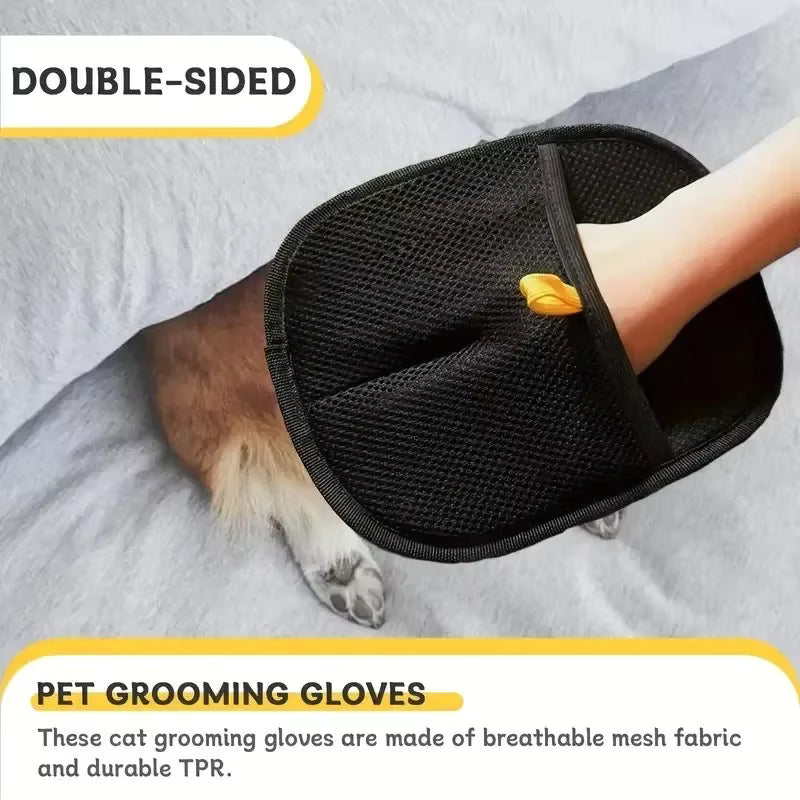 Pet Hair Removal Glove – Multi-Surface Pet Fur Remover
